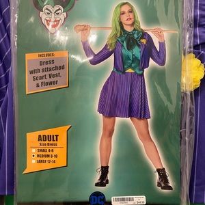 The joker dress costume